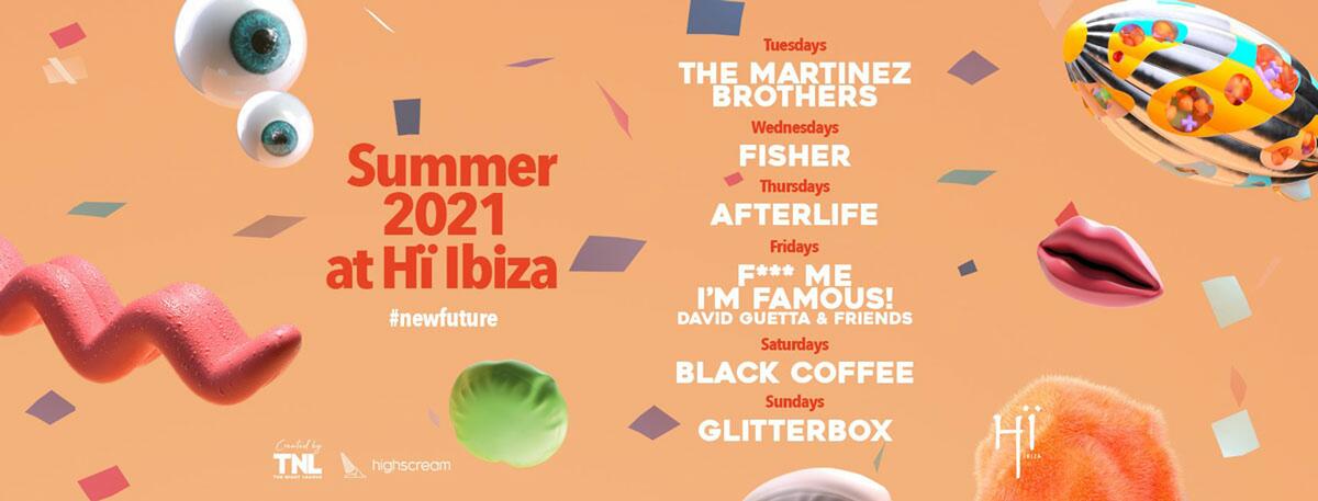 Hi Ibiza Saison 2021 Calendrier officiel