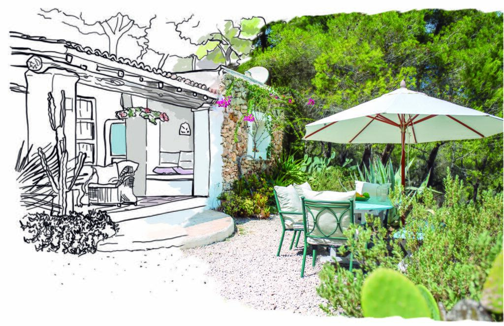 Responsabilité sociale et initiatives communautaires - Soutien aux entreprises locales : 'My Ibiza and Formentera' - Illustration de Hjordis Fogelberg