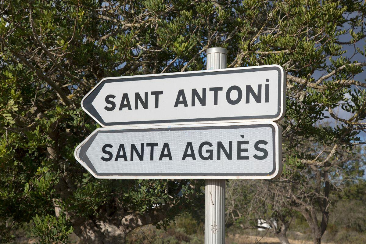 De SAN ANTONI à SANTA AGNES IBIZA
