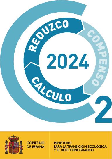 Tampon Prestige Properties Ibiza 2024 de réduction et de compensation carbone